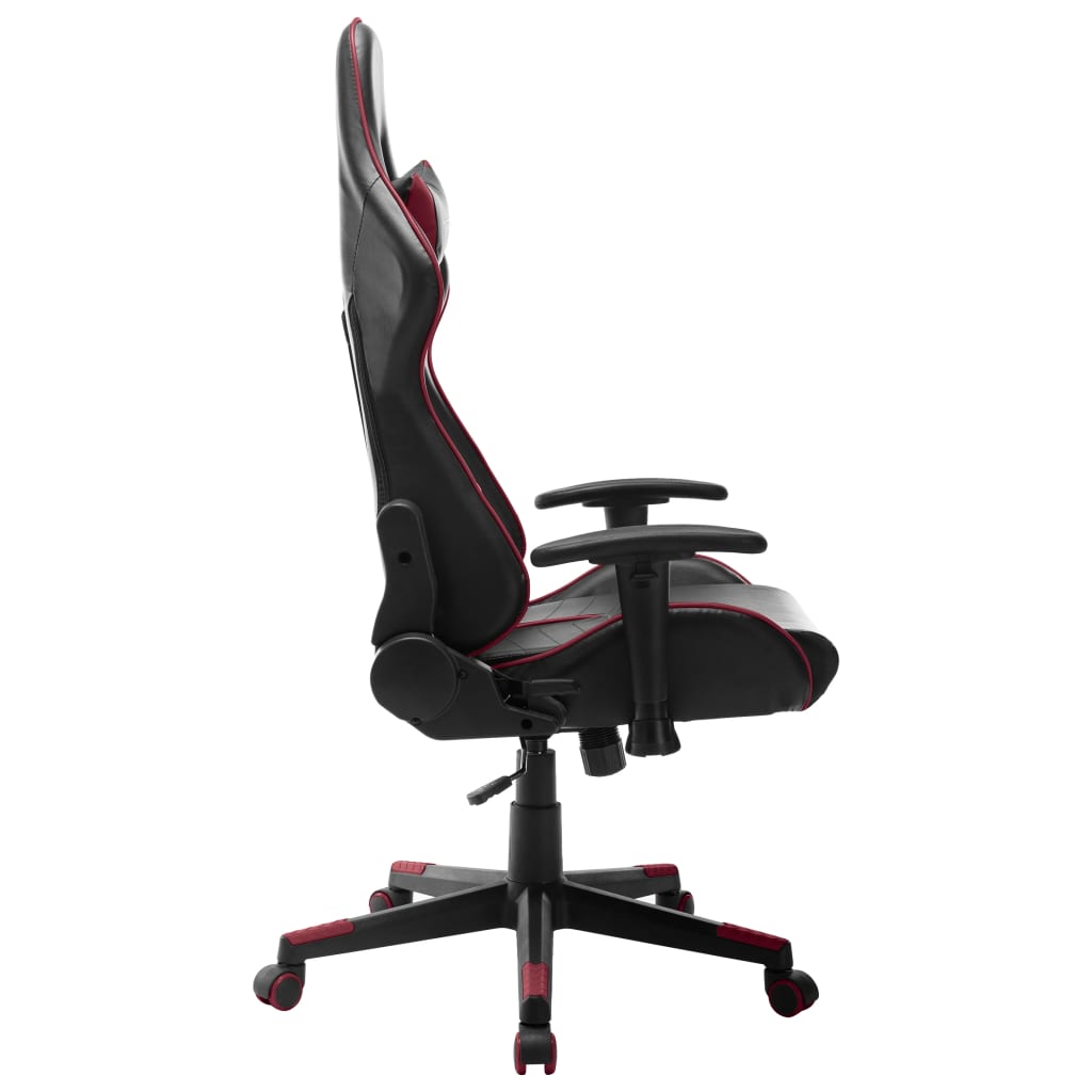 Chaise de jeu Noir et rouge bordeaux Cuir artificiel - XIOS