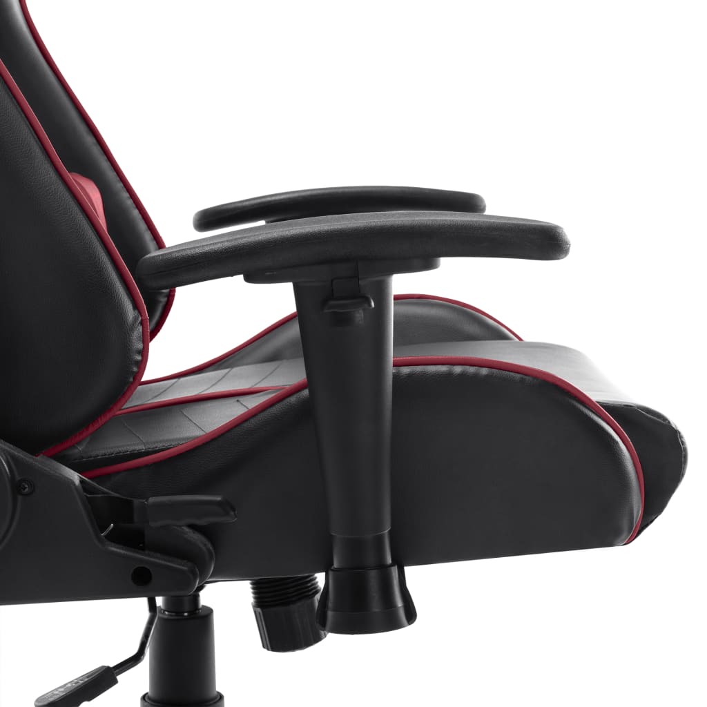 Chaise de jeu Noir et rouge bordeaux Cuir artificiel - XIOS