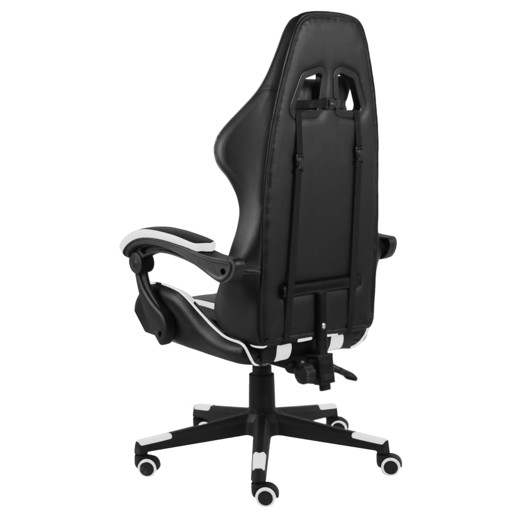 Fauteuil de jeux vidéo Noir et blanc Similicuir - XIOS