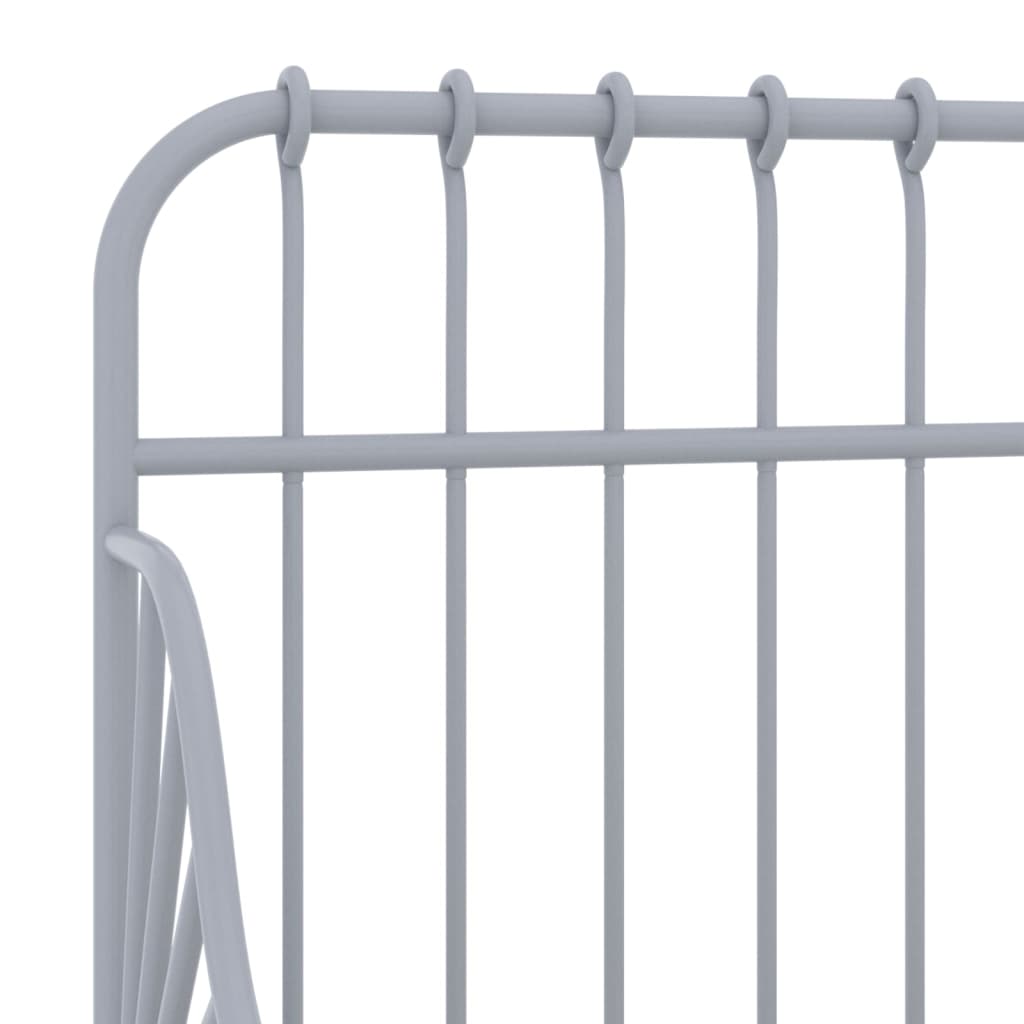 Cadre de lit extensible Gris Métal 80x130/200 cm - XIOS