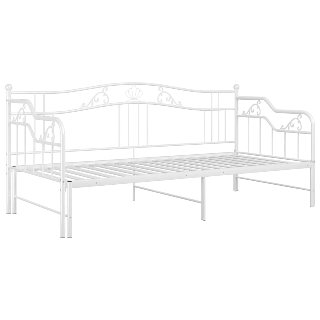 Cadre de canapé-lit extensible sans matelas blanc 90x200 cm - XIOS