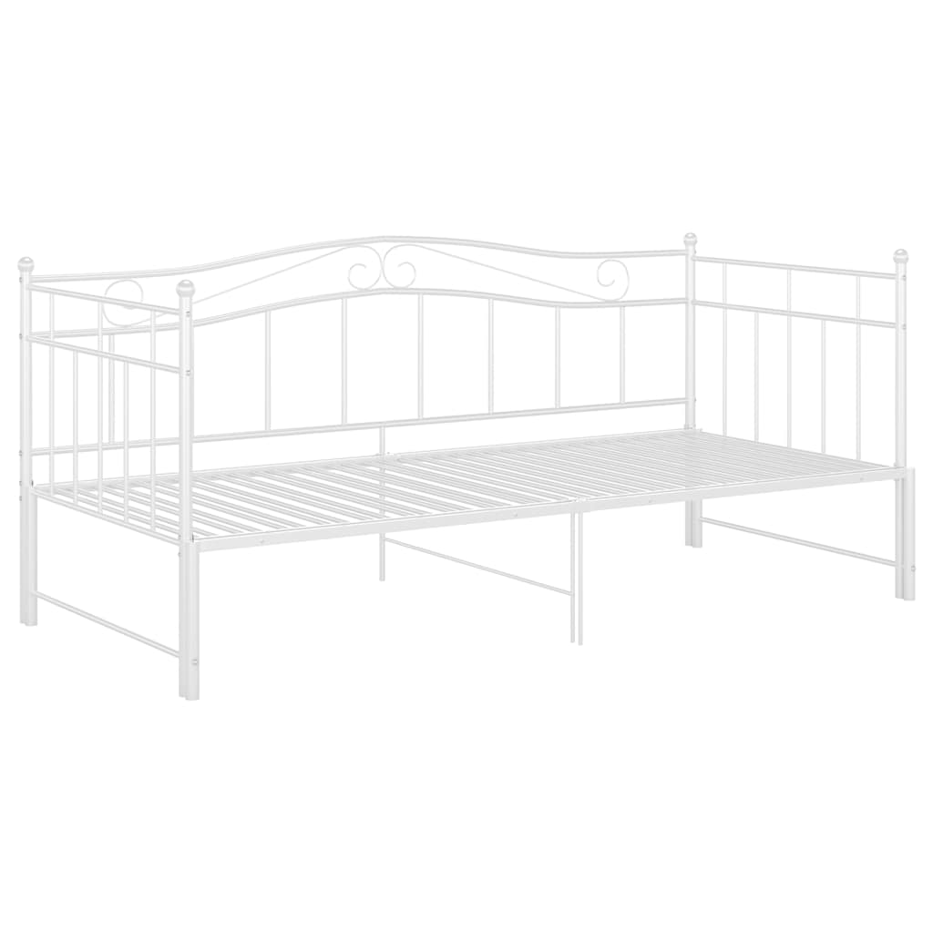 Cadre de canapé-lit extensible sans matelas blanc 90x200 cm - XIOS