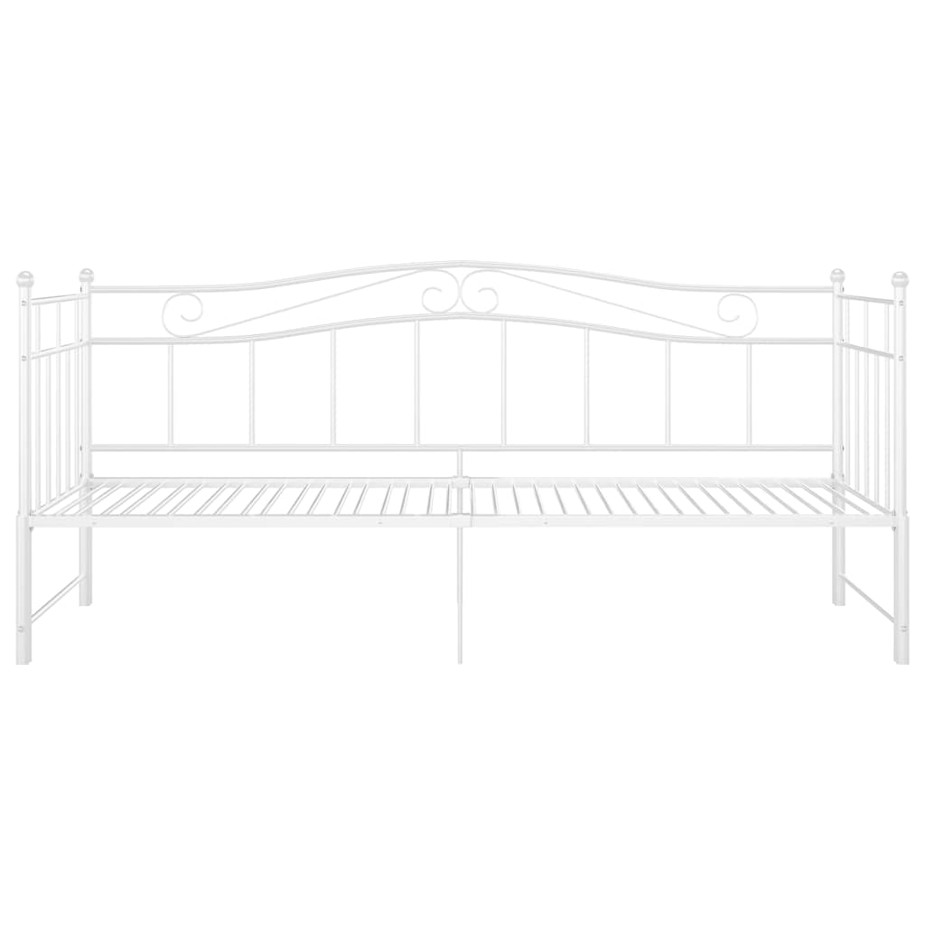 Cadre de canapé-lit extensible sans matelas blanc 90x200 cm - XIOS