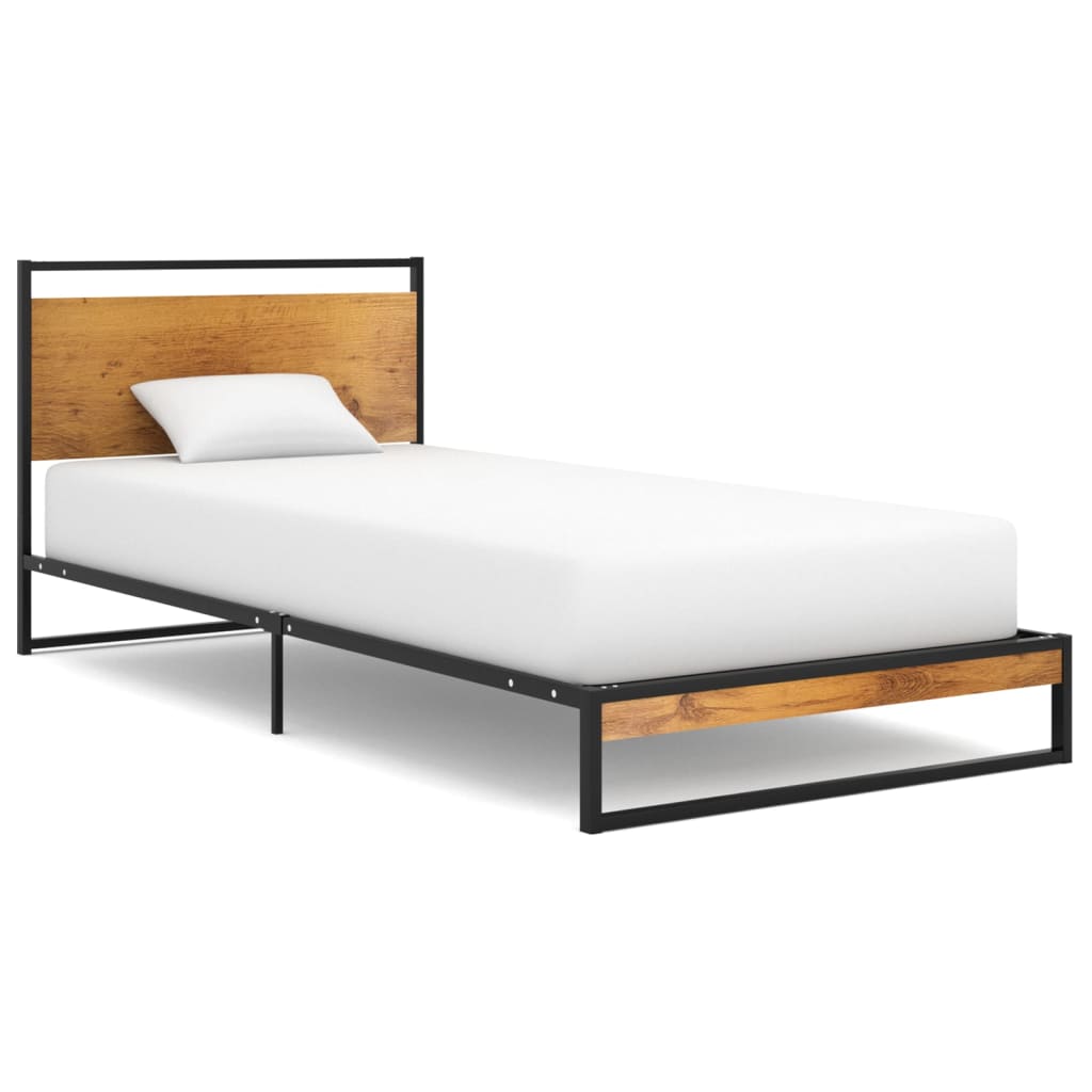 Cadre de lit sans matelas métal 100x200 cm - XIOS