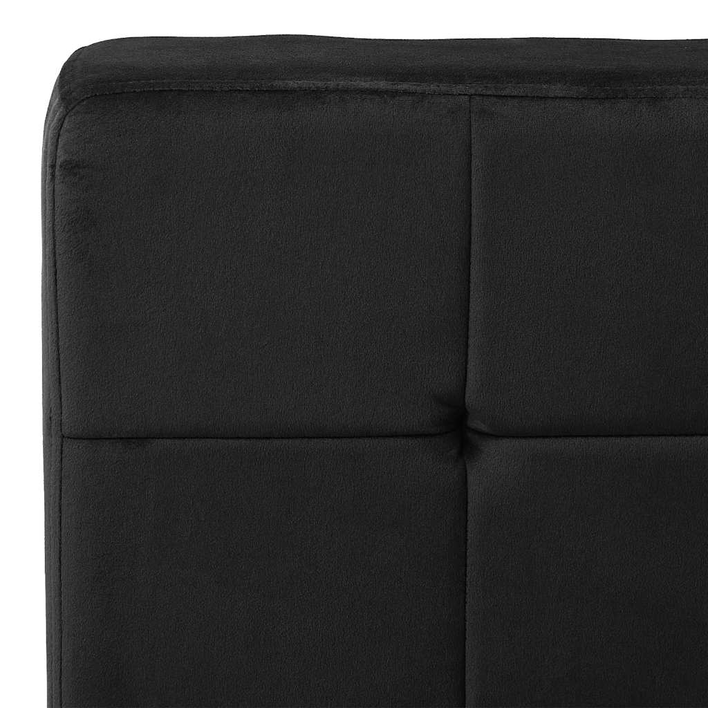 Chaise de relaxation 65x79x87 cm Noir Velours - XIOS
