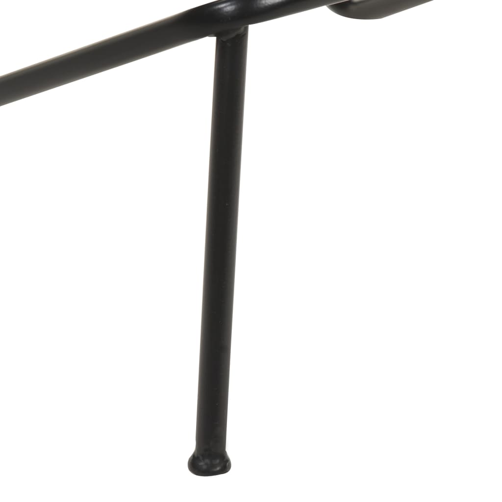 Tabourets de bar lot de 4 marron cuir véritable - XIOS