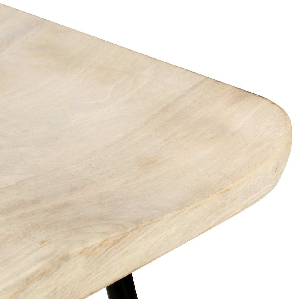 Tabourets de bar lot de 2 bois de manguier massif - XIOS