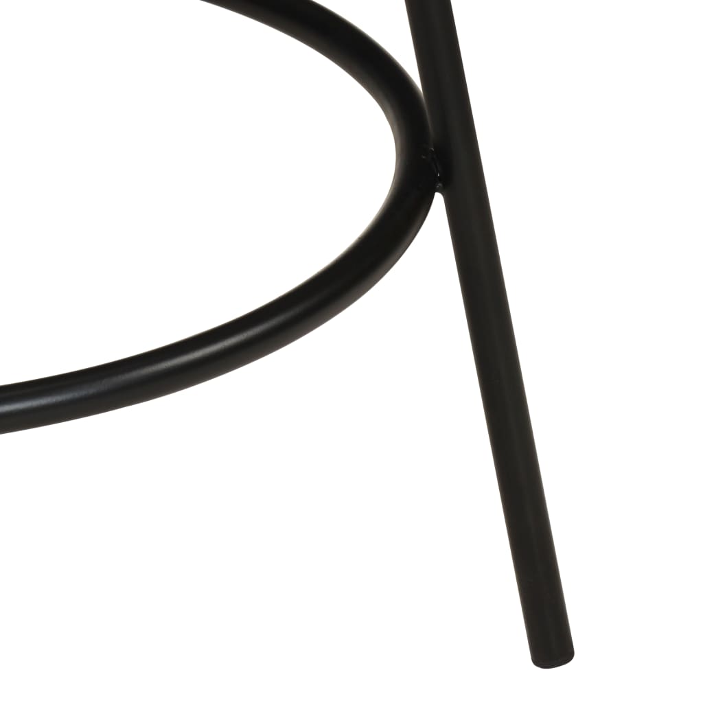 Tabourets de bar lot de 4 bois de manguier massif - XIOS