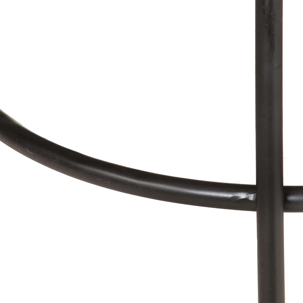 Tabourets de bar lot de 2 bois d'acacia solide - XIOS