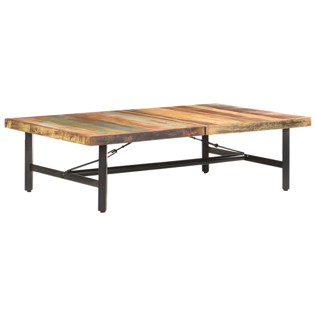Table basse 142x90x42 cm Bois de récupération massif - XIOS