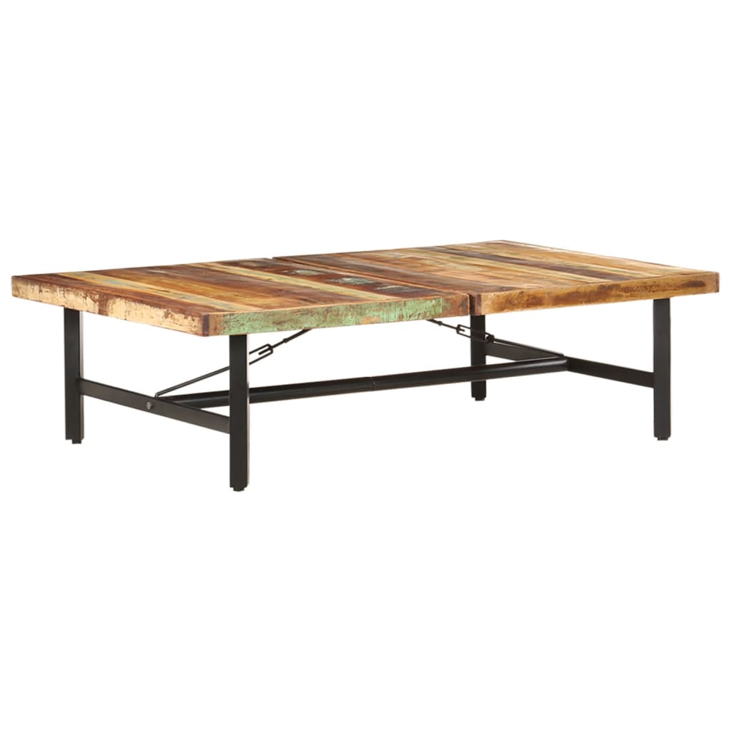 Table basse 142x90x42 cm Bois de récupération massif - XIOS