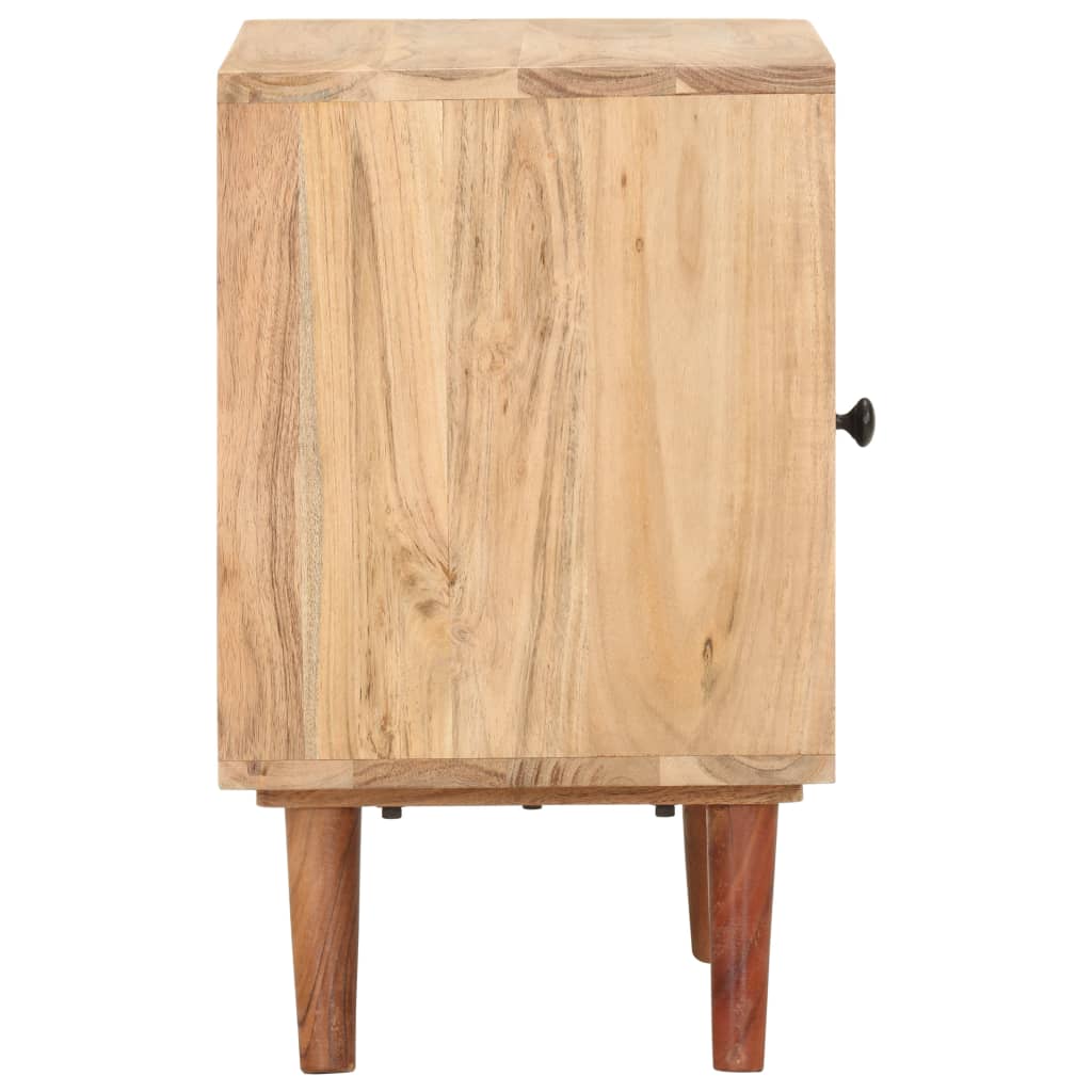 Table de chevet 40x30x50 cm Bois d'acacia massif - XIOS