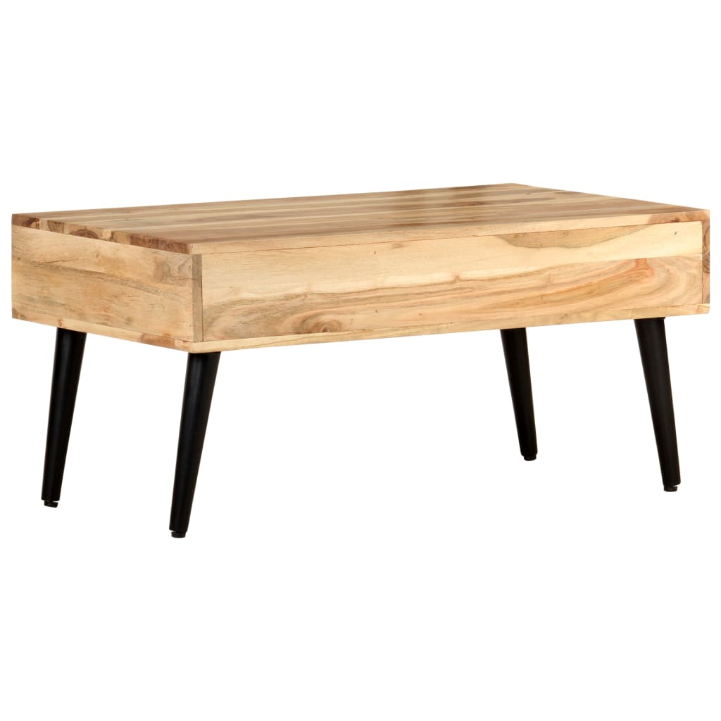 Table basse 88x50x42 cm Bois d'acacia solide - XIOS