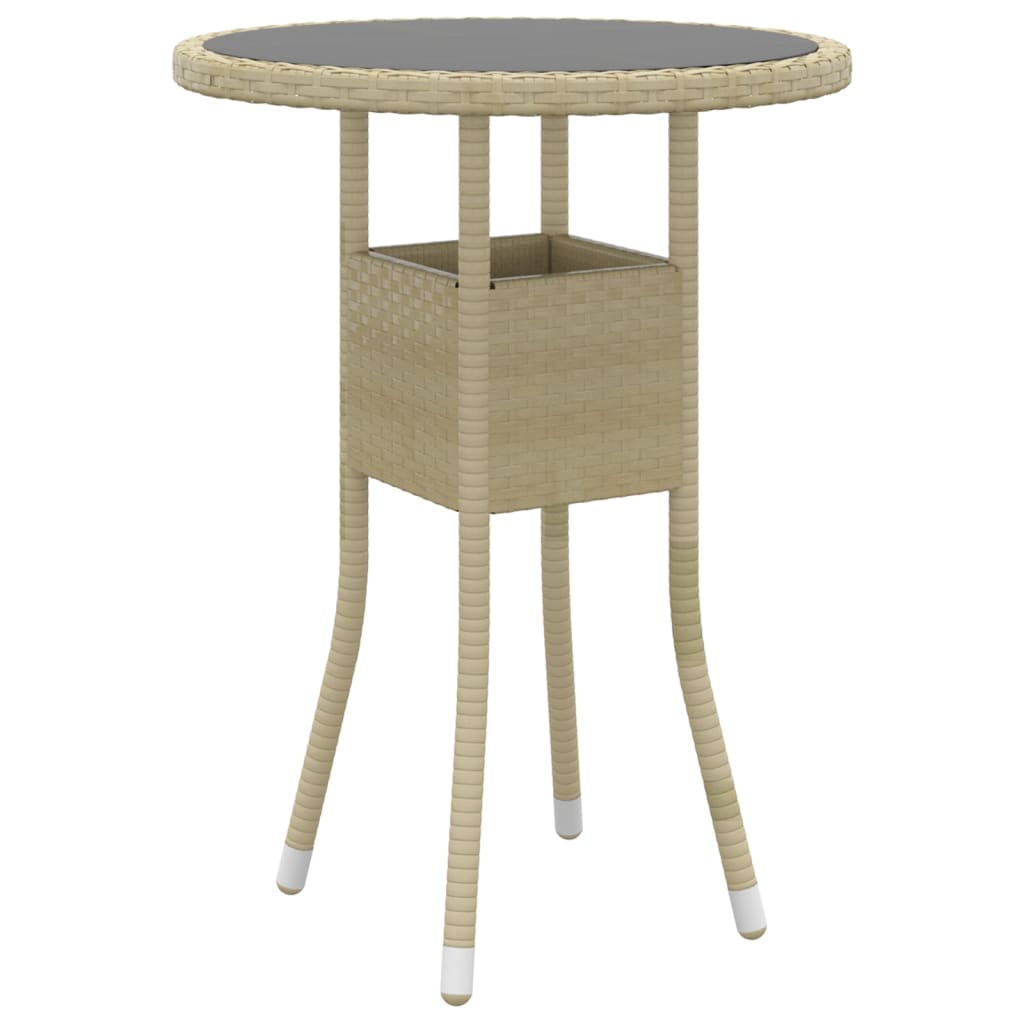 Salon de jardin 5 pcs Résine tressée Beige