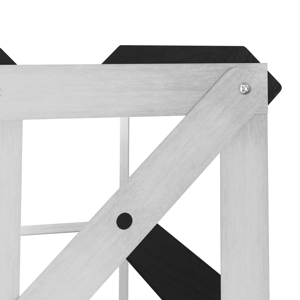 Casier à bouteilles pour 42 bouteilles Noir Bois de pin solide - XIOS