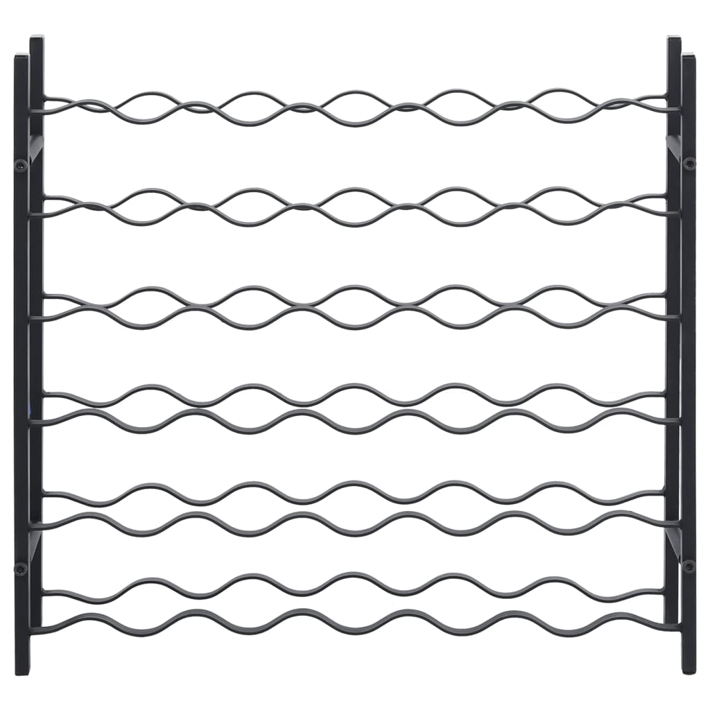 Casier à bouteilles pour 36 bouteilles Noir Fer - XIOS