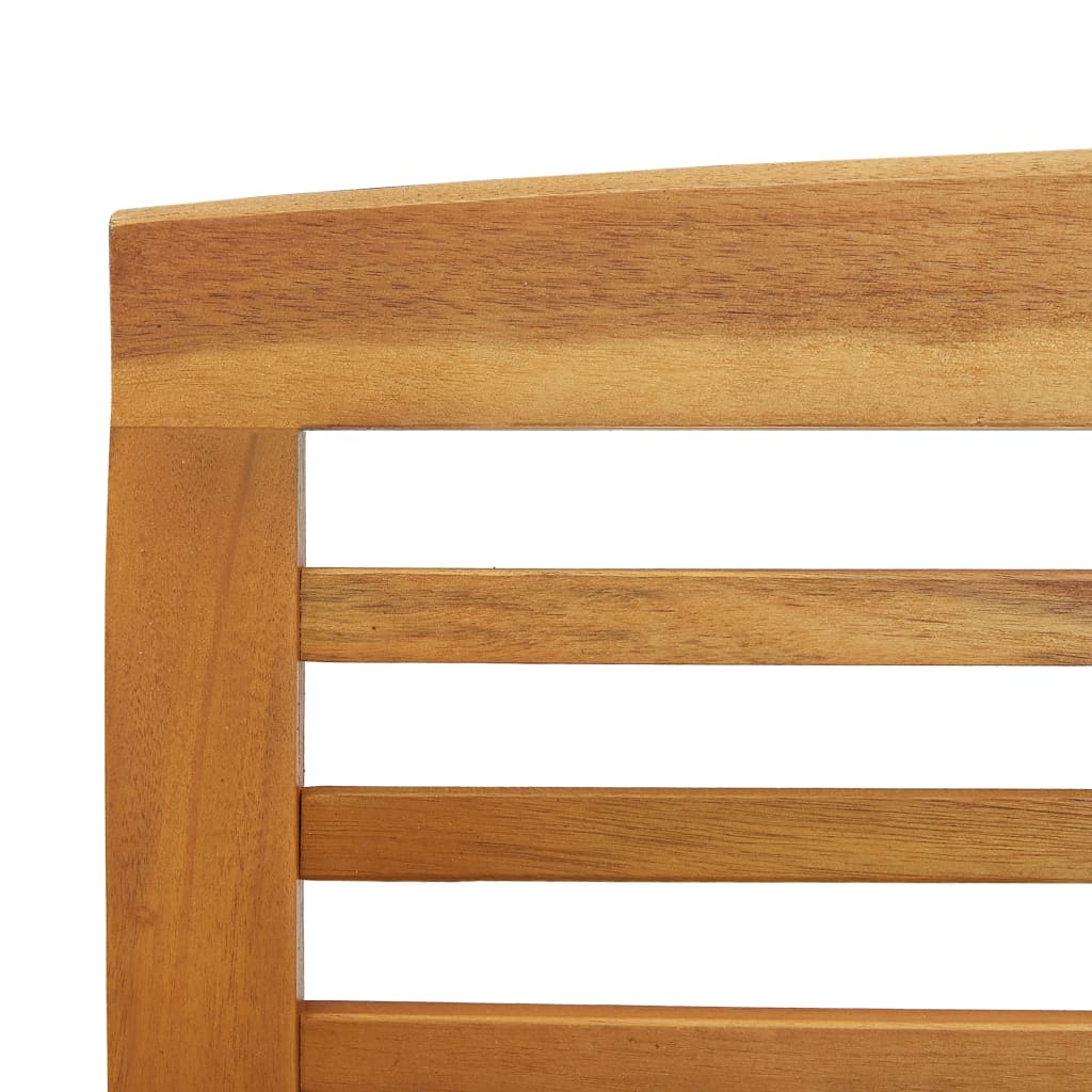 Salon de jardin 5 pcs Bois d'acacia solide