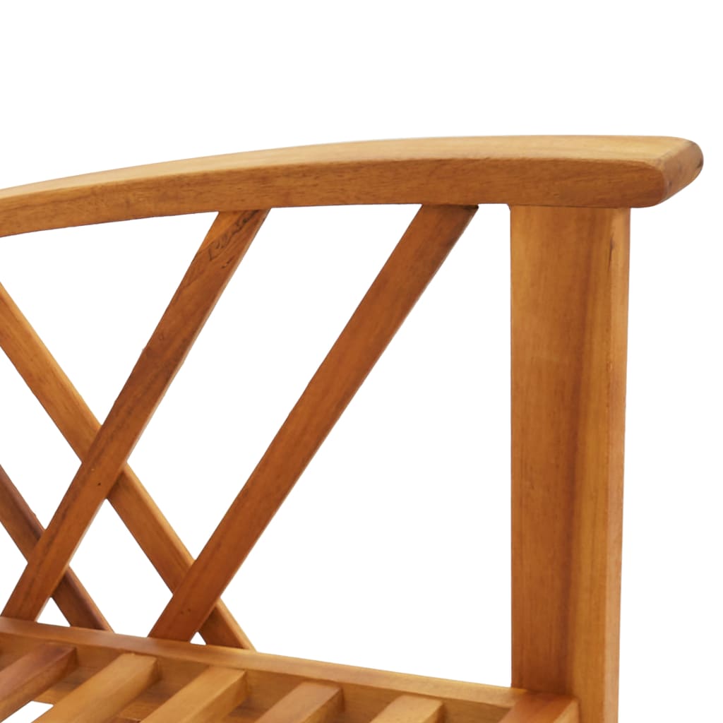 Salon de jardin 5 pcs Bois d'acacia massif