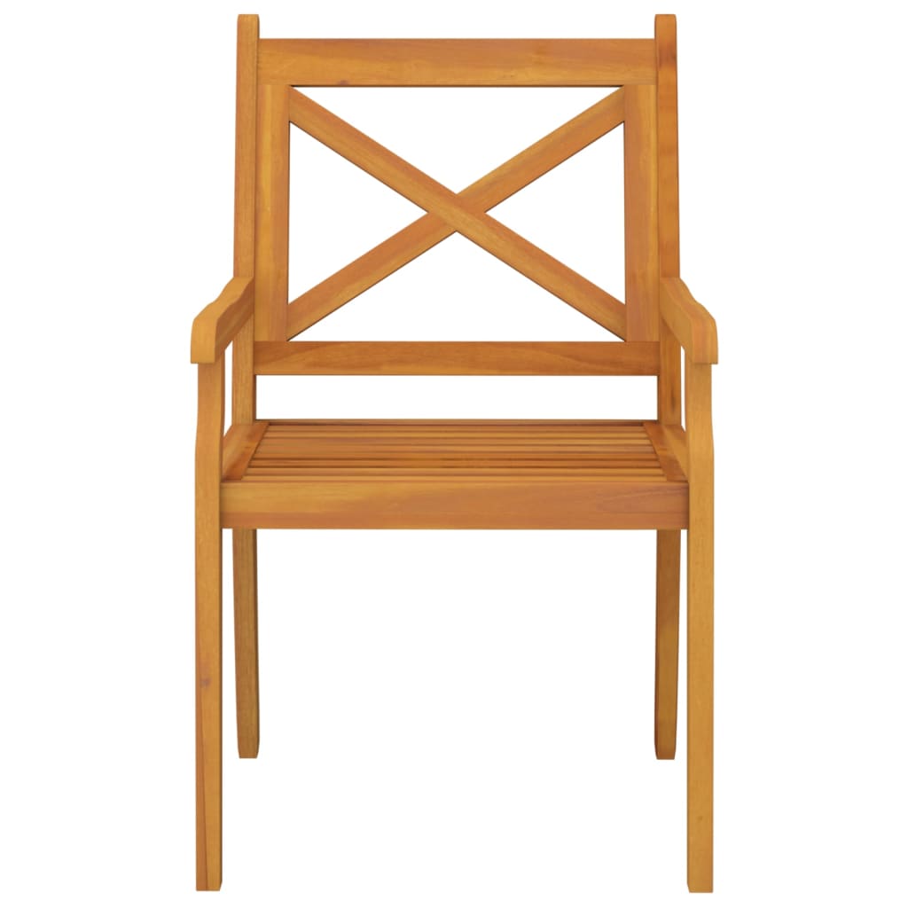 Ensemble à manger de jardin 3 pcs Bois d'acacia solide