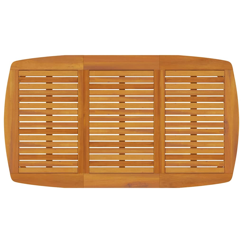 Ensemble à manger de jardin 5 pcs Bois d'acacia solide