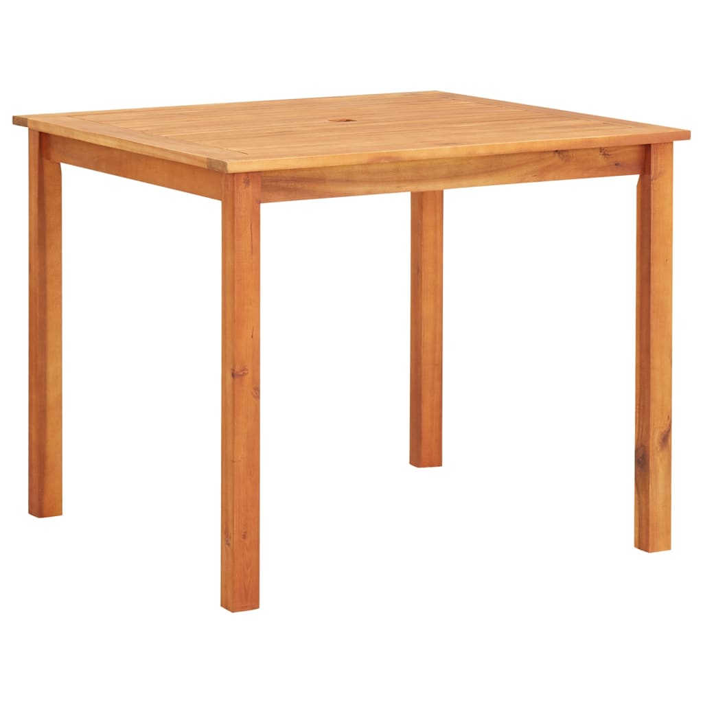 Ensemble à manger de jardin 3 pcs et coussins Acacia solide