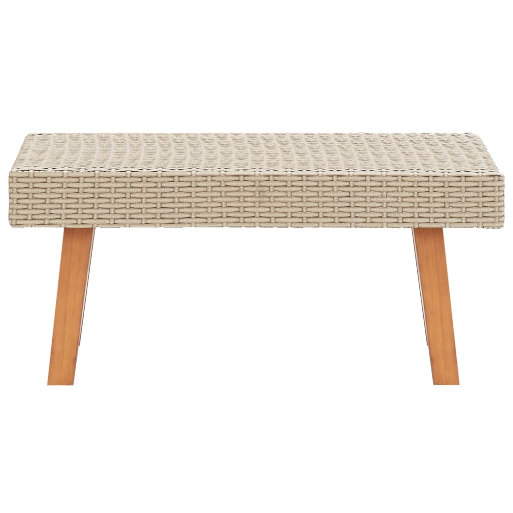 Salon de jardin 2 pcs avec coussins Résine tressée Beige - XIOS