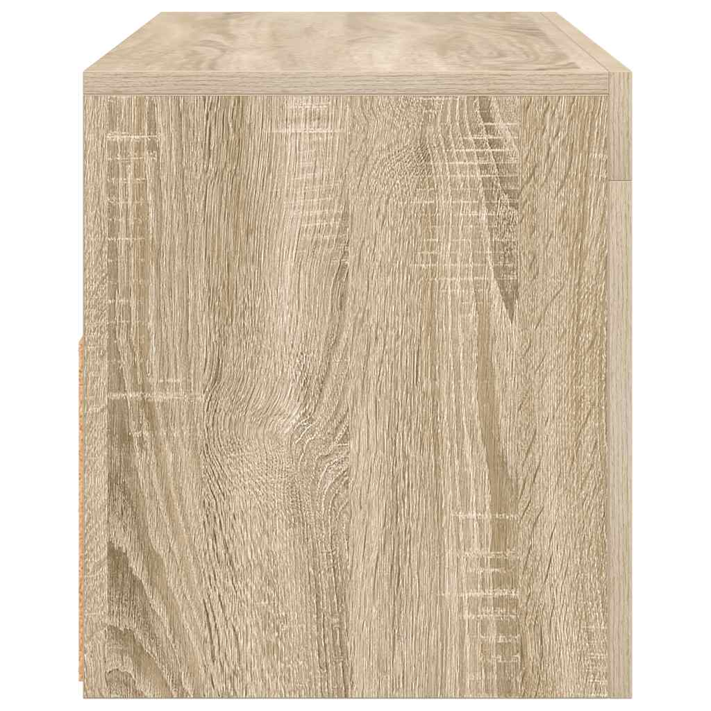 Meuble TV avec lumières LED chêne sonoma 90x35x40 cm - XIOS