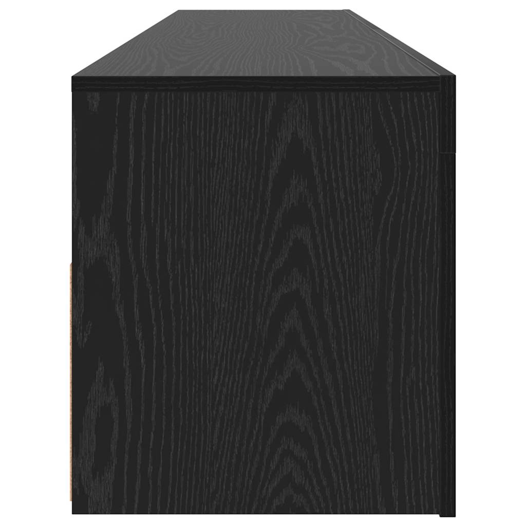 Meuble TV avec lumières LED gris béton 90x35x40 cm - XIOS