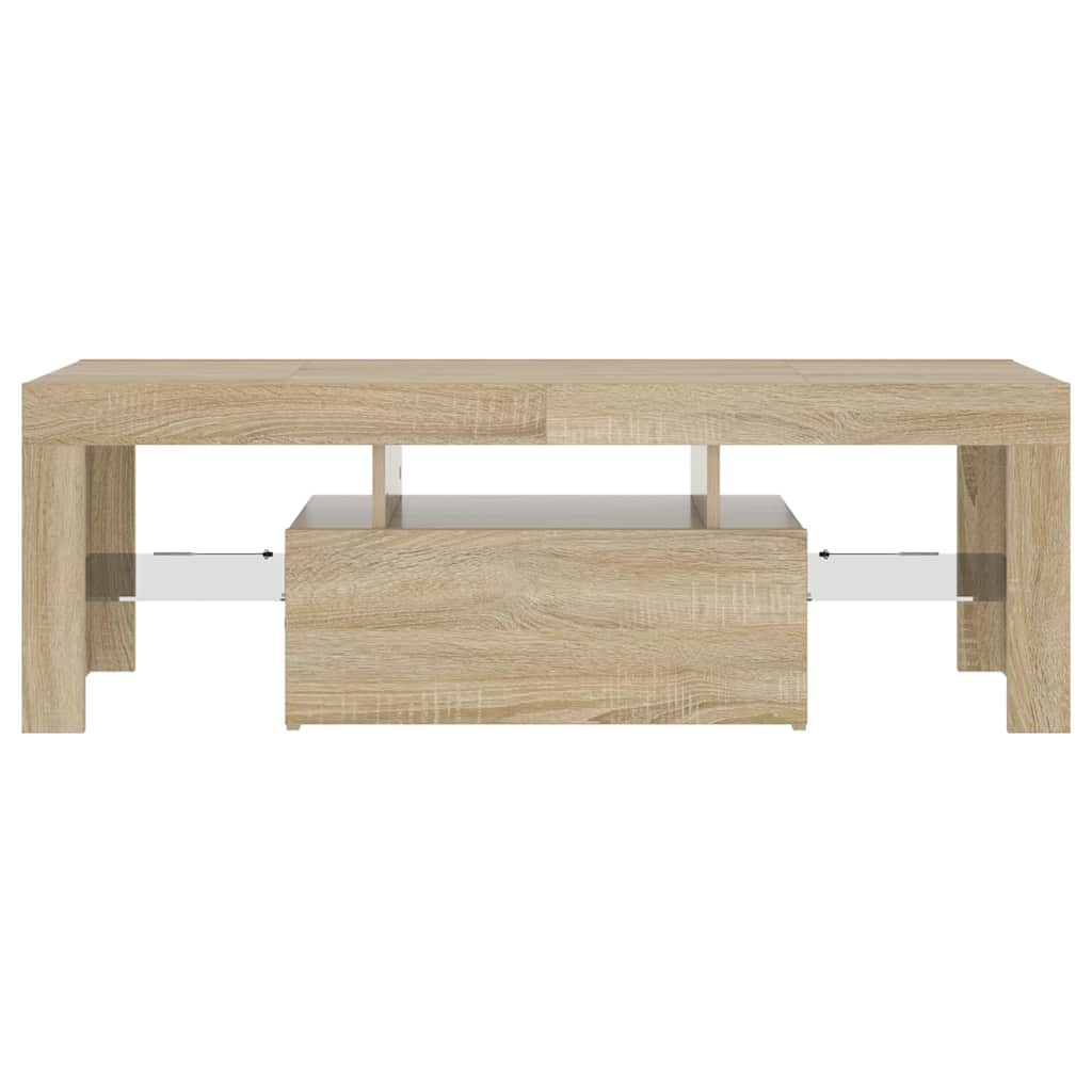Meuble TV avec lumières LED chêne sonoma 120x35x40 cm - XIOS