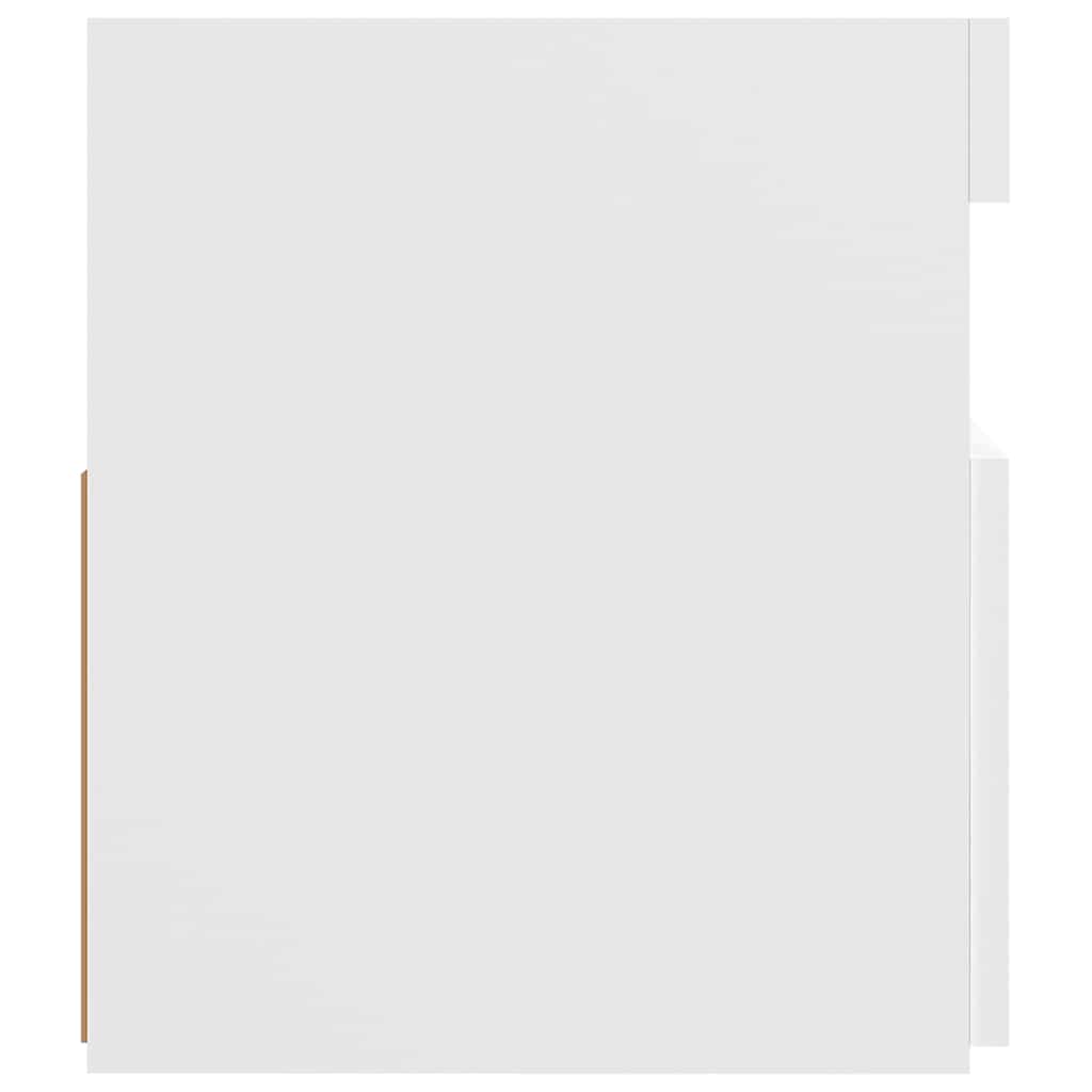 Meuble TV avec lumières LED blanc 120x35x40 cm - XIOS
