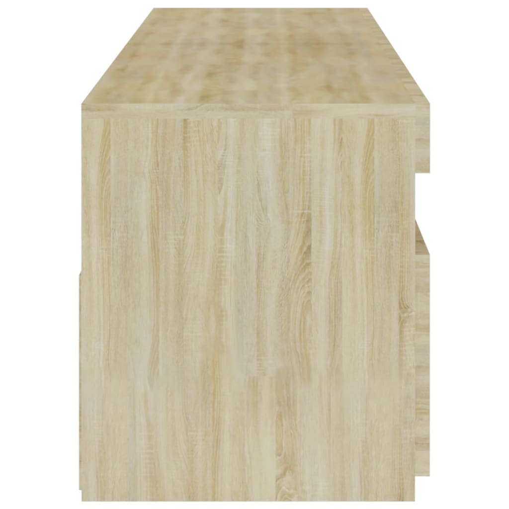 Meubles TV 2 pcs avec lumières LED Chêne sonoma 75x35x40 cm - XIOS