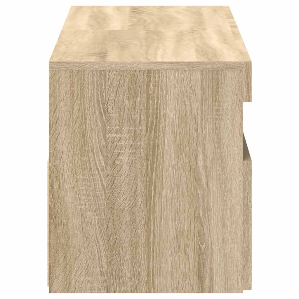 Meubles TV avec lumières LED 2 pcs Chêne sonoma 60x35x40 cm - XIOS