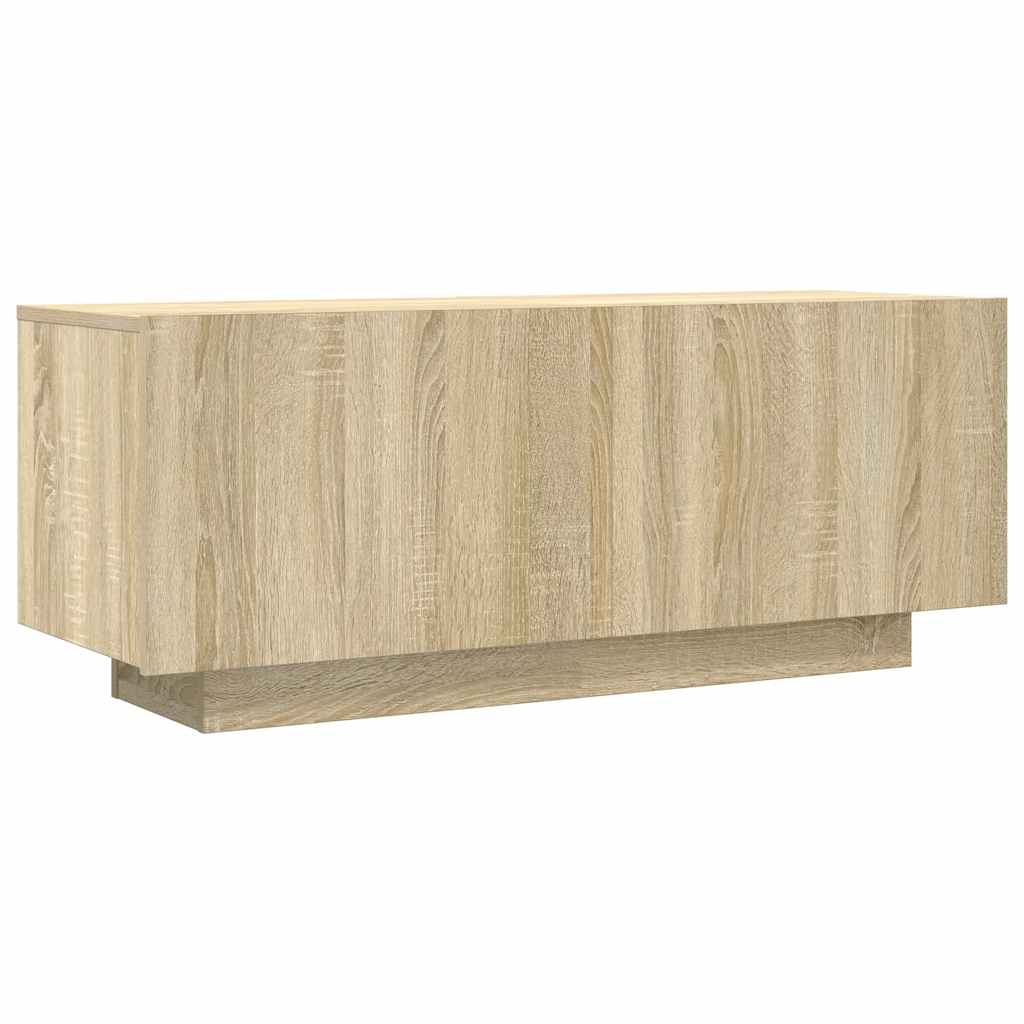Meuble TV Chêne sonoma 100x35x40 cm Bois d'ingénierie - XIOS