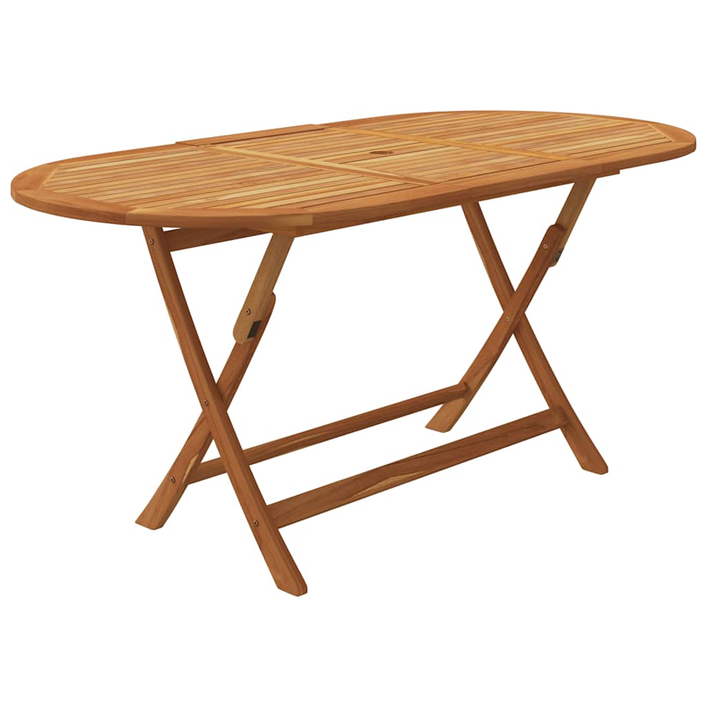 Ensemble à manger de jardin pliable 7 pcs bois d'acacia solide
