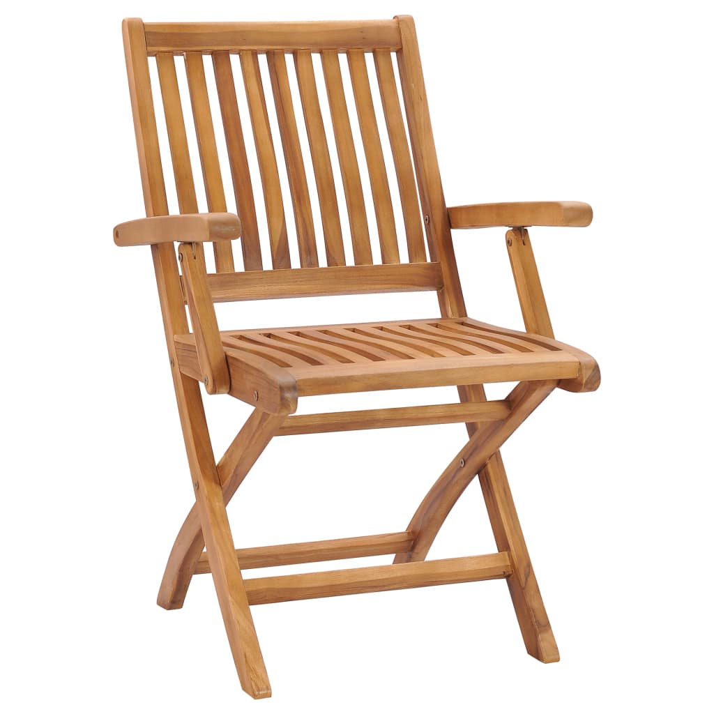 Ensemble à manger de jardin 5 pcs Bois de teck massif