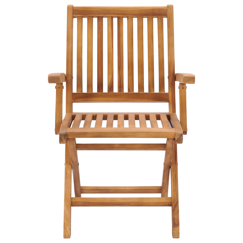 Ensemble à manger de jardin 5 pcs Bois de teck massif