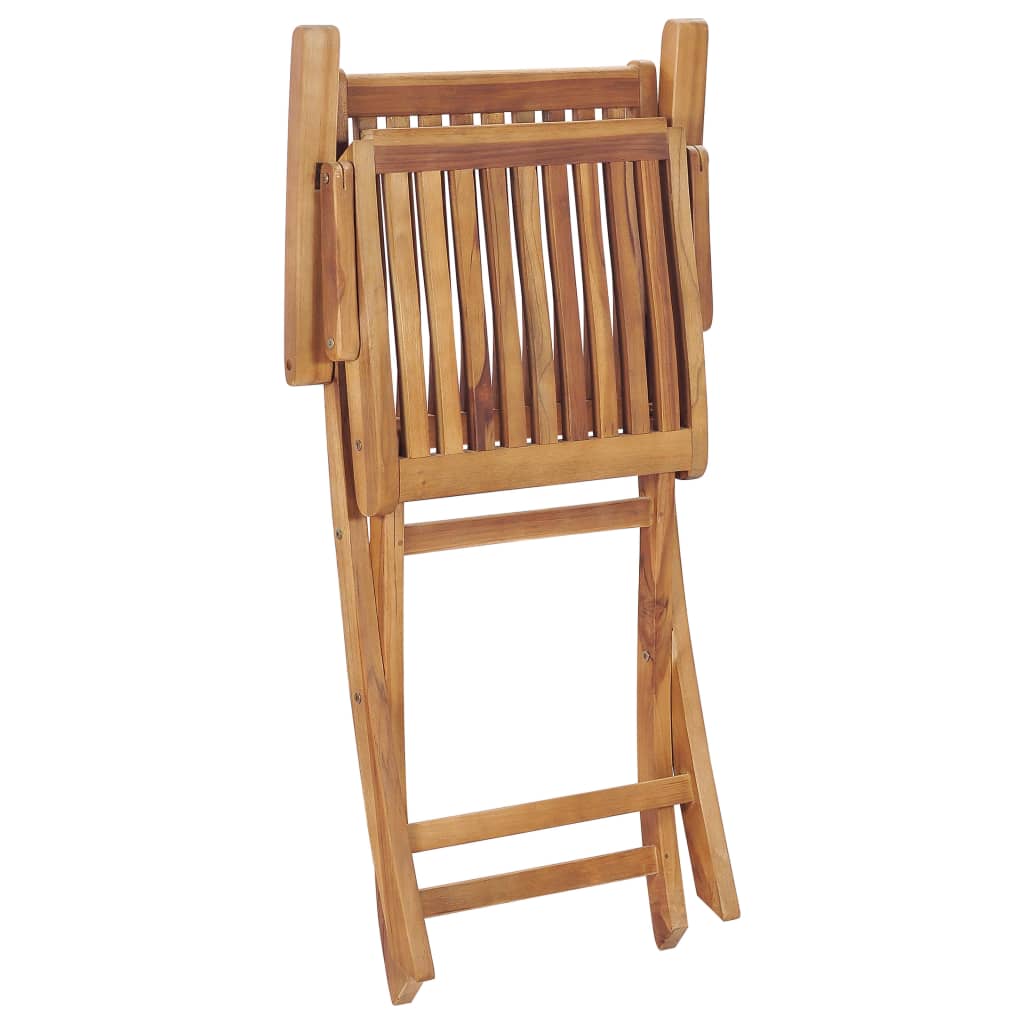 Ensemble à manger de jardin 5 pcs Bois de teck massif