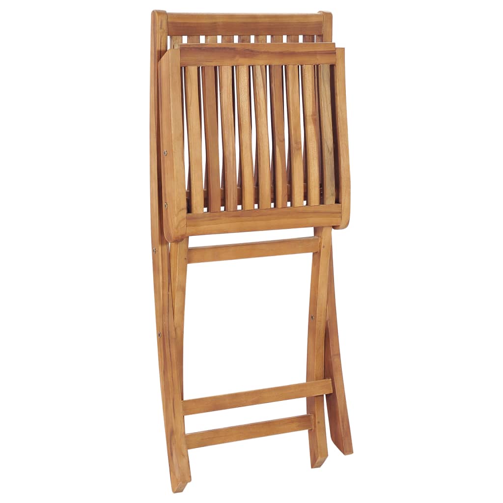 Ensemble à manger de jardin 5 pcs Bois de teck massif