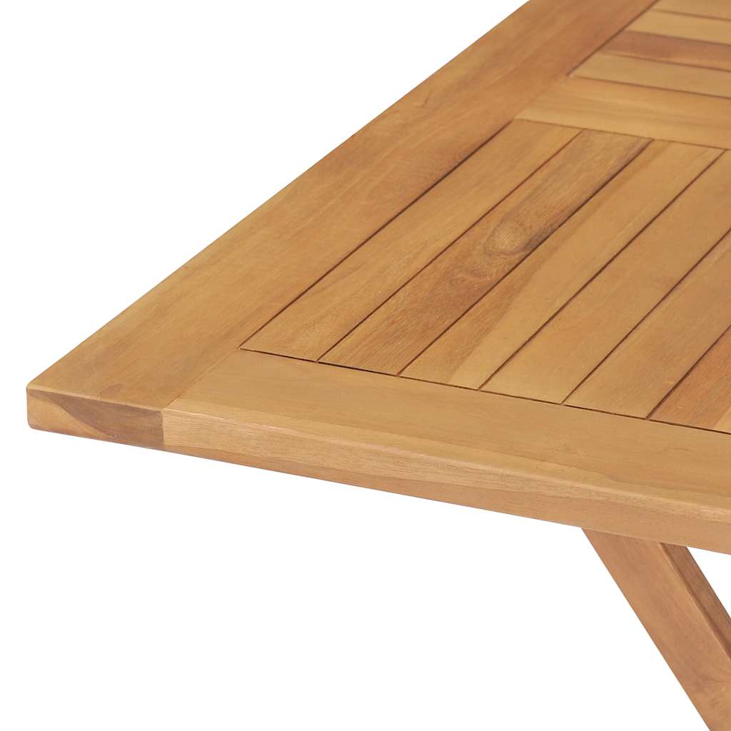 Salon de jardin 5 pcs Bois de teck massif