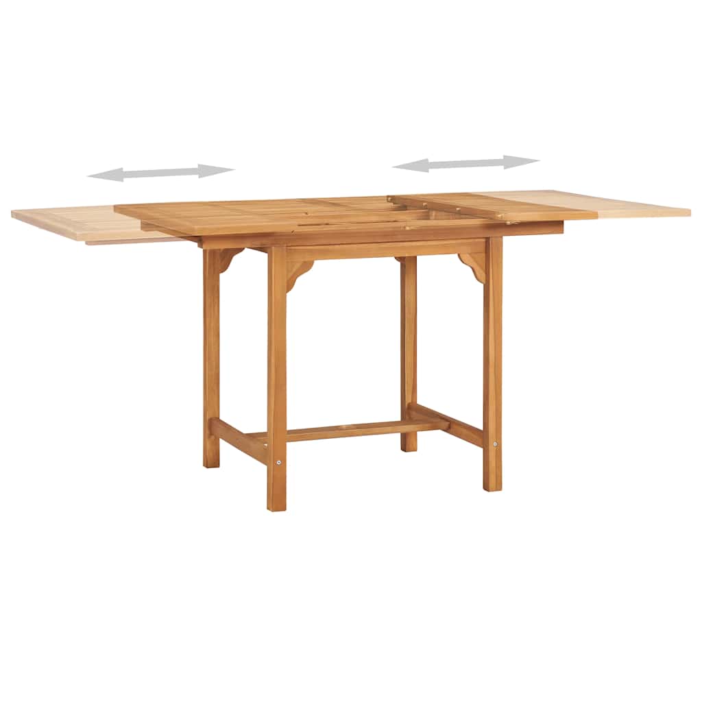 Salon de jardin 5 pcs Bois de teck massif