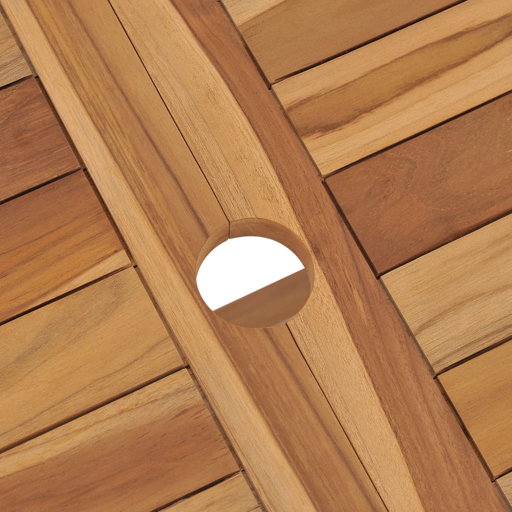 Ensemble à manger de jardin 7 pcs Bois de teck massif - XIOS