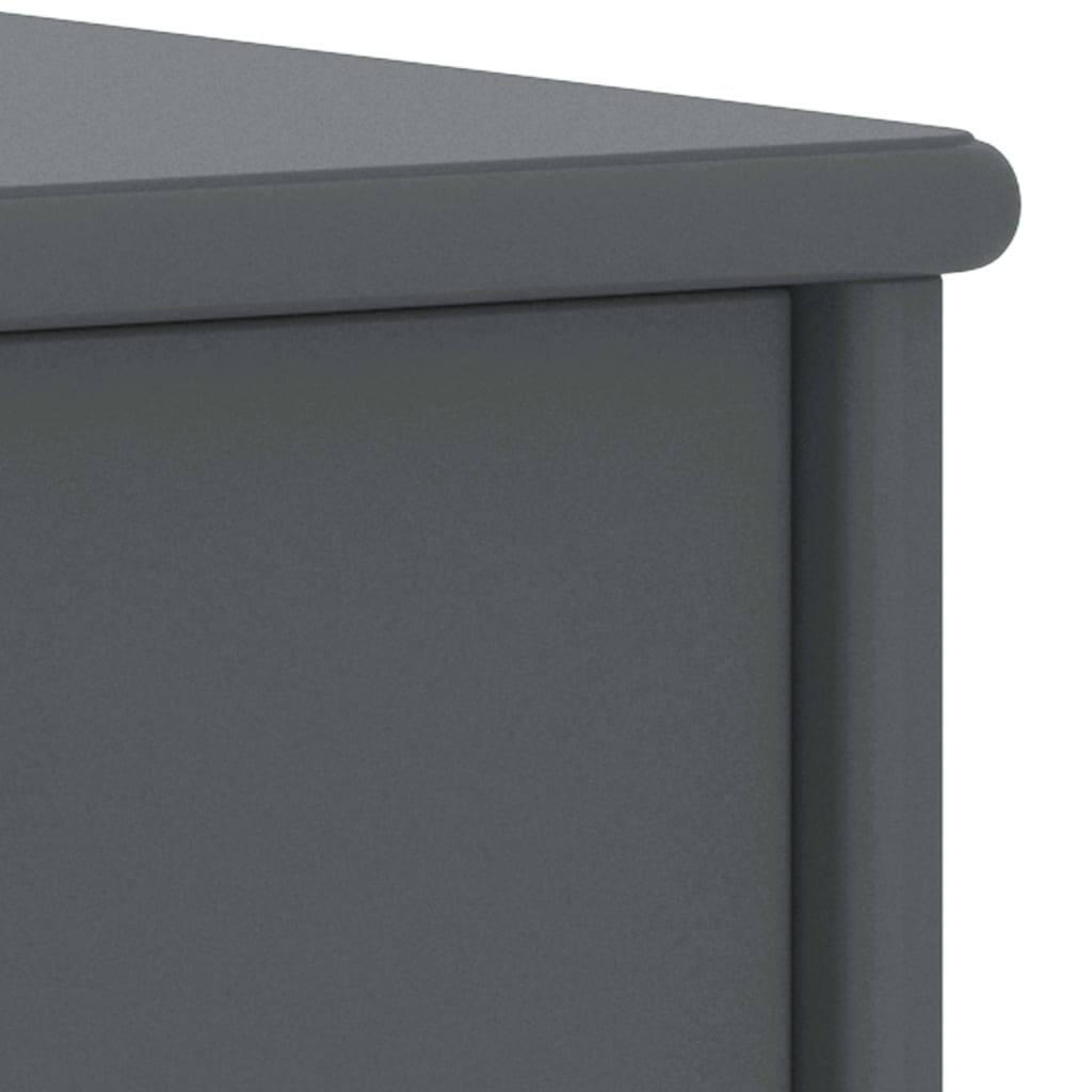 Table de chevet Gris foncé 35x30x40 cm Bois de pin massif - XIOS