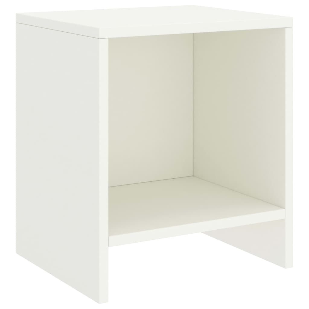 Tables de chevet 2 pcs Blanc 35x30x40 cm Bois de pin massif - XIOS