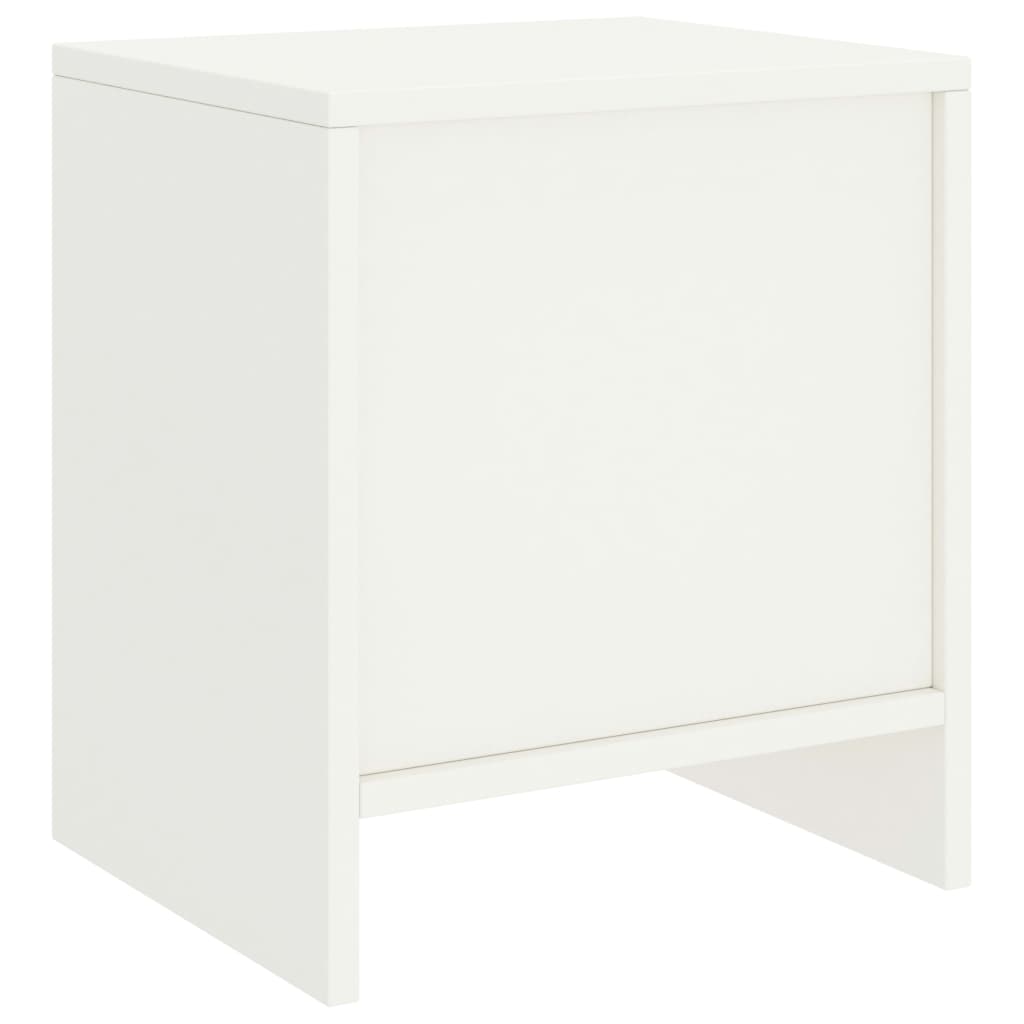 Tables de chevet 2 pcs Blanc 35x30x40 cm Bois de pin massif - XIOS