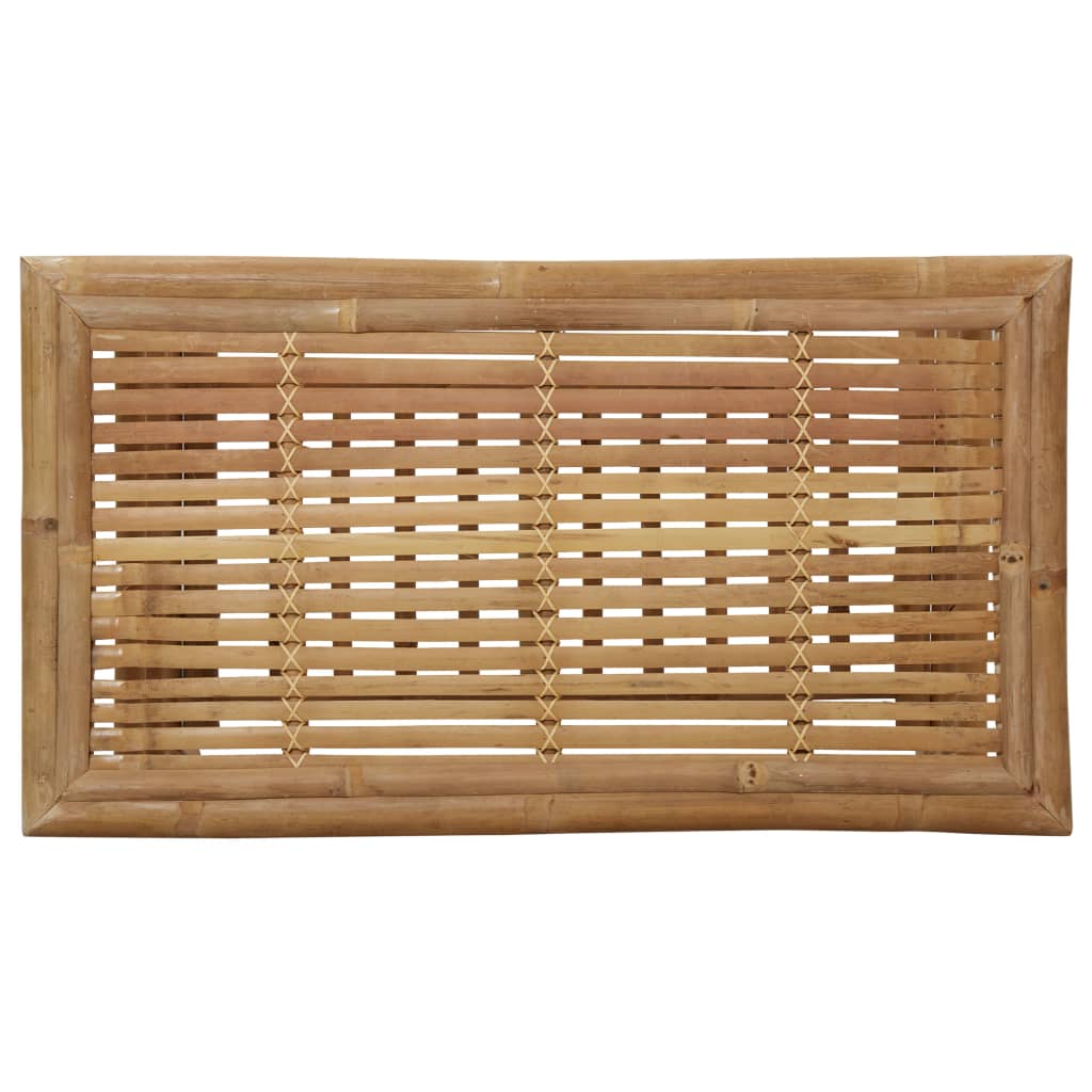 Salon de jardin 4 pcs avec coussins Bambou