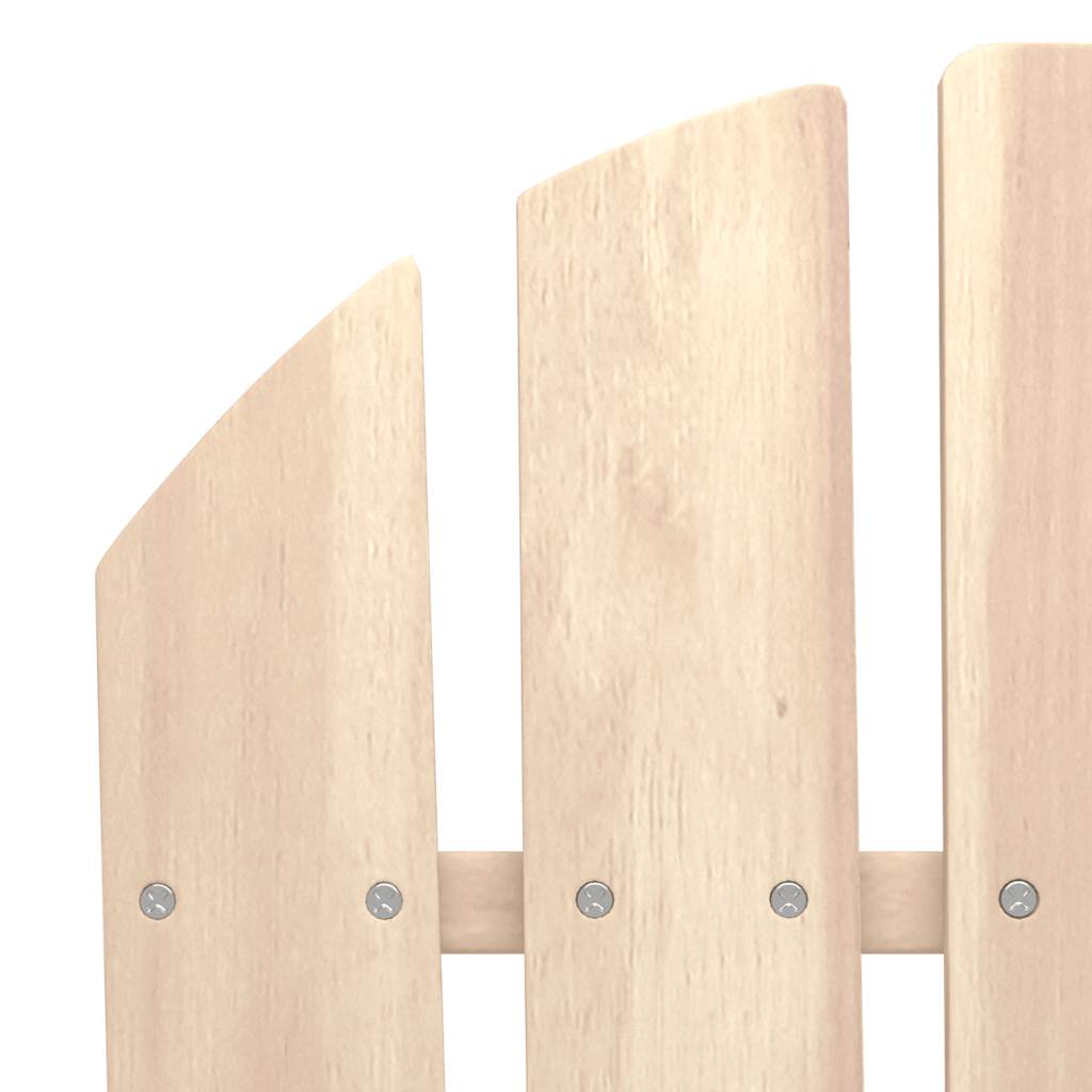 Chaise de jardin Adirondack avec table Bois de sapin massif