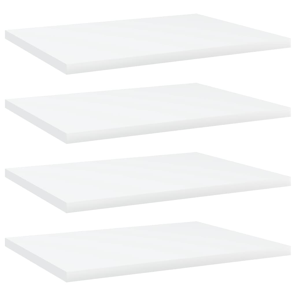 Panneaux de bibliothèque 4 pcs blanc bois d’ingénierie - XIOS