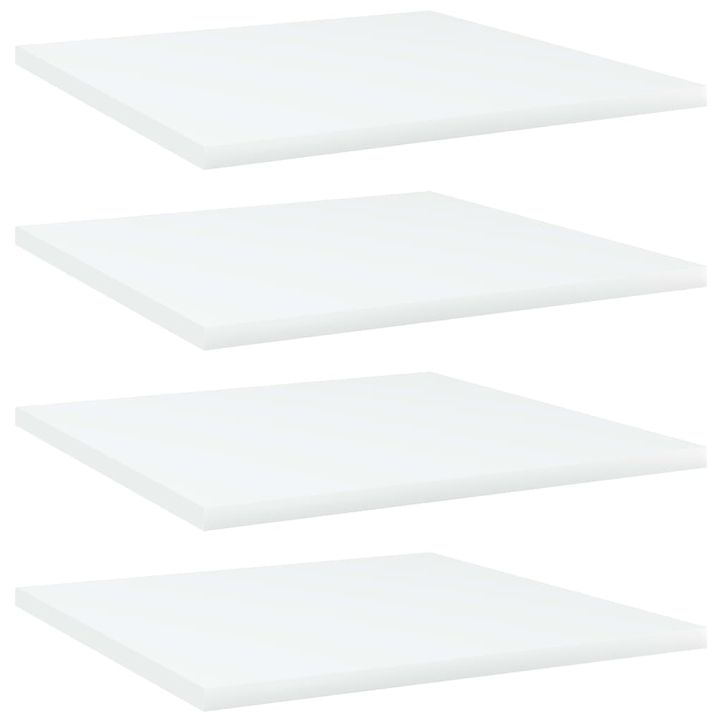 Panneaux de bibliothèque 4 pcs blanc bois d’ingénierie - XIOS