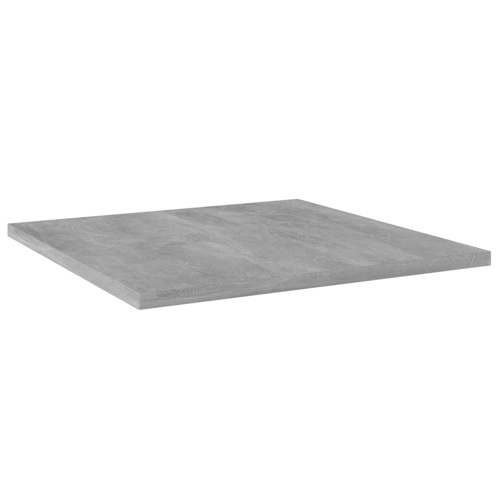 Panneaux de bibliothèque 4 pcs gris béton bois d’ingénierie - XIOS