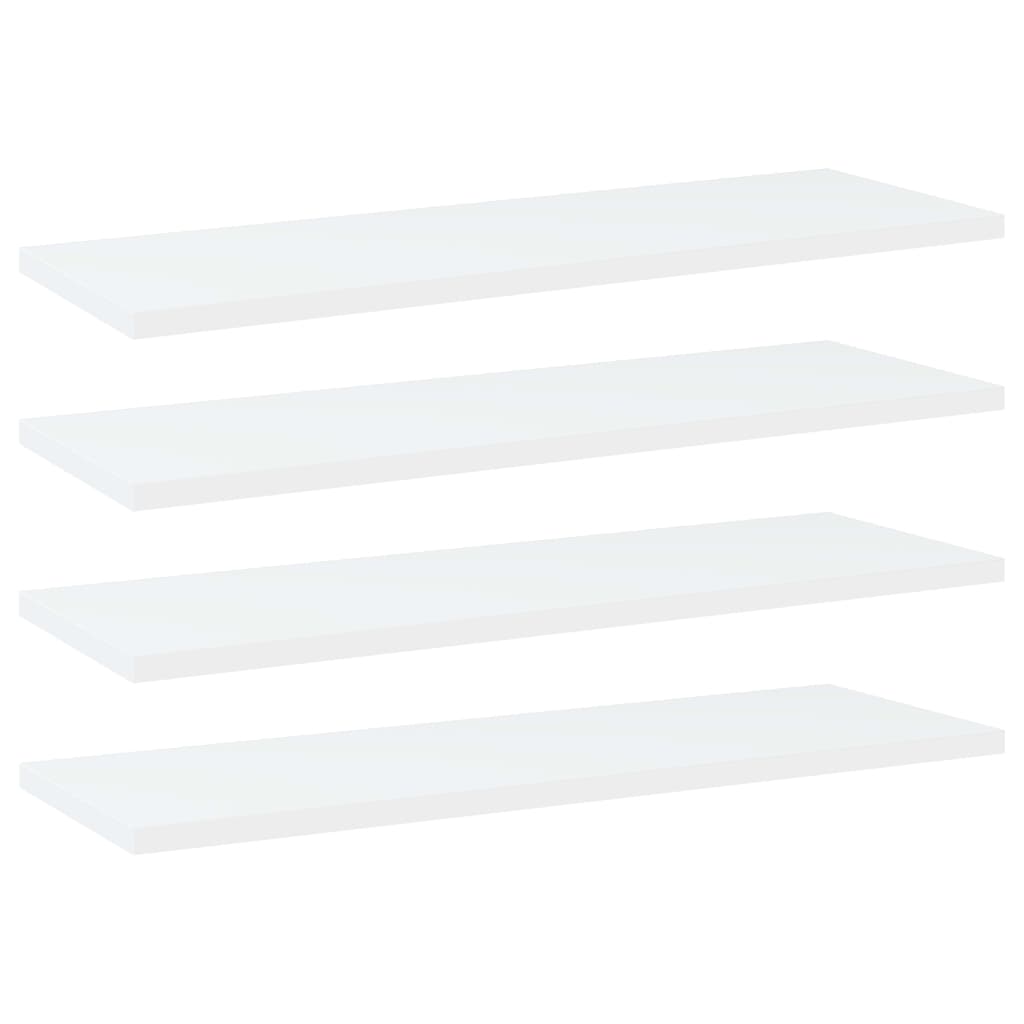 Panneaux de bibliothèque 4 pcs blanc bois d’ingénierie - XIOS